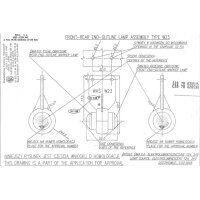 LED Umrissleuchte WAS 23-3 12/24V  links/rechts