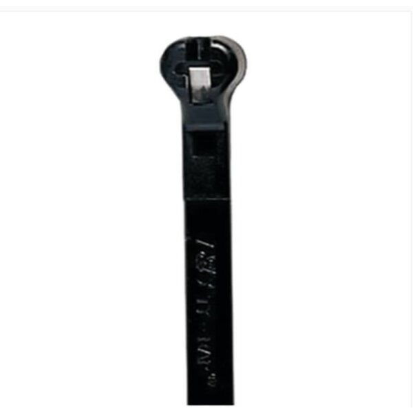 Kabelbinder mit Metallzunge, 092 x 2.4 mm, schwarz