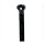 Kabelbinder mit Metallzunge, 140 x 3.6 mm, schwarz
