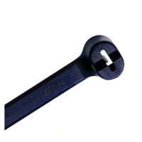 Kabelbinder mit Metallzunge, 186 x 4.8 mm, schwarz