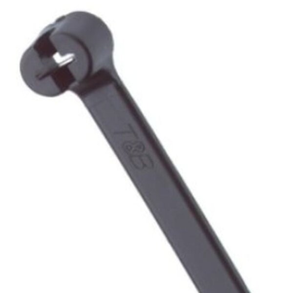 Kabelbinder mit Metallzunge, 281 x 3.6 mm, schwarz