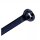 Kabelbinder mit Metallzunge, 340 x 6.9 mm, schwarz