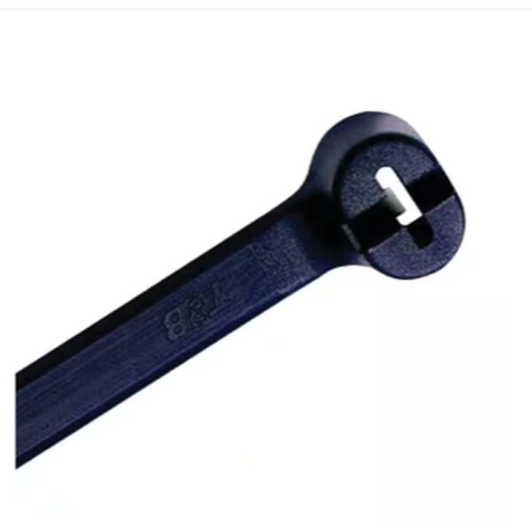 Kabelbinder mit Metallzunge, 360 x 4.8 mm, schwarz