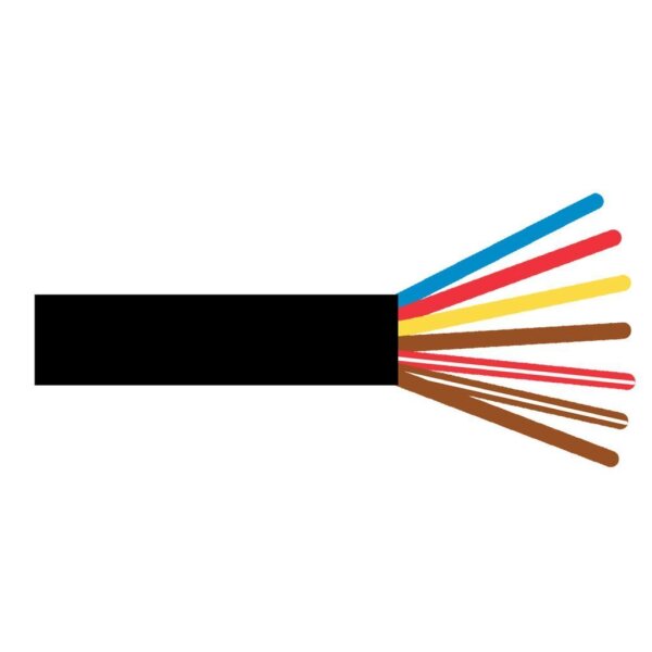 Kabel  7-pol 3x1,0/4 x 6,0mm² 1 Rolle = 25m