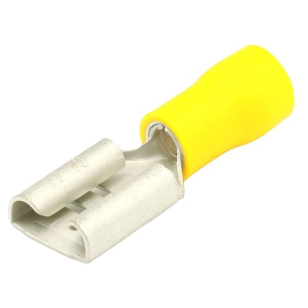 Quetschverbinder, 2.5 - 6.0 mm², gelb, DIN/ISO 46245