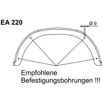 Kotflügel 220/770 Kunststoff gespritzt