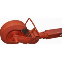 Stützrad  1200kg  80mm  Hub 290mm