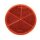 Rückstrahler Ø 80 mm rot