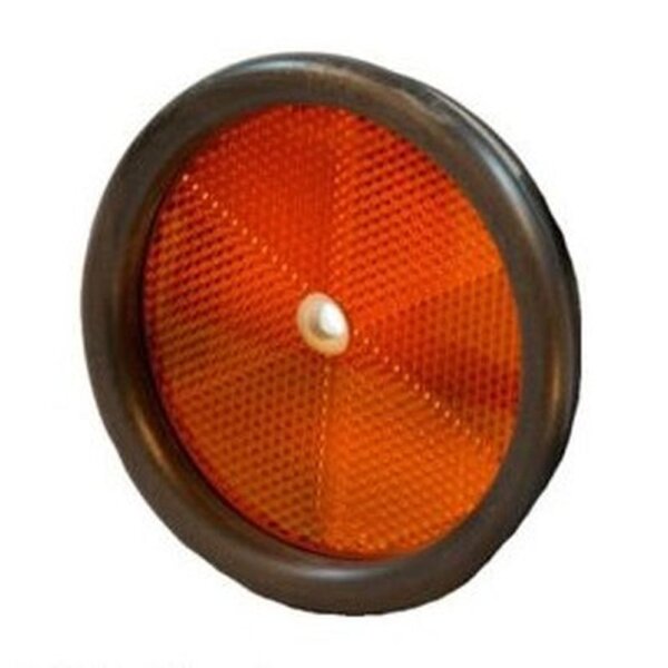 Rückstrahler Ø 80/90 mm rot