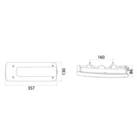 LED Schlussleuchte Vignal LC 10 LED KV 21a 24V rechts