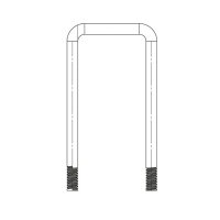 Zurrbügel "U" 52  M8    L 110