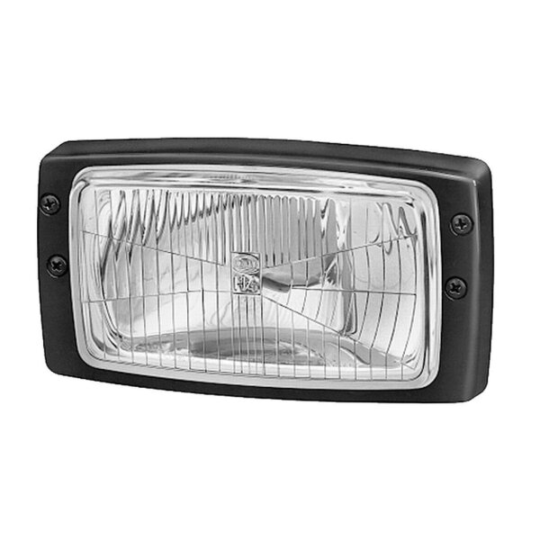 Einbauscheinwerfer Hella H4 mit Standlicht 12-24V