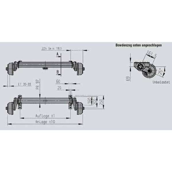 GFA 1350kg, A:   900mm, C: 1350mm