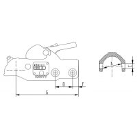 Kugelkupplung Ø 60mm, 3500kg absperrbar