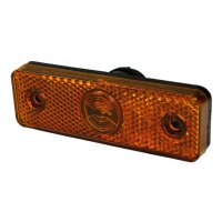 LED Seitenmarkierleuchte Flatpoint (1) gelb 24V