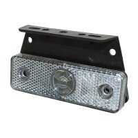 LED Positionsleuchte Flatpoint weiss  24V