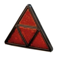 Dreieckrückstrahler WEGU mit 2 Schraubenbolzen M6x21