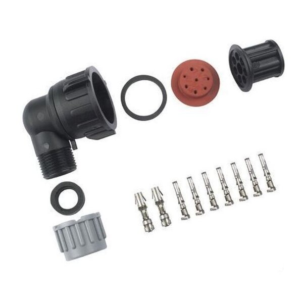 Anschluss-Set MAN / Mercedes 8-pol 90° (Schlemmer)