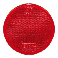 Rückstrahler Ø 60 mm rot