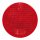 Rückstrahler Ø 60 mm rot