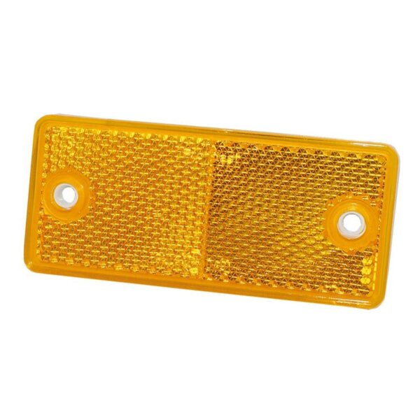 Rückstrahler gelb 90 x 40mm