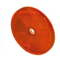 Rückstrahler Ø 80 mm rot