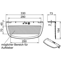 Handbremshebel AL-KO mit Druckknopf