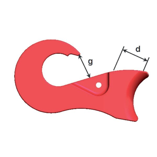 Seilgleithaken VRV 5/8