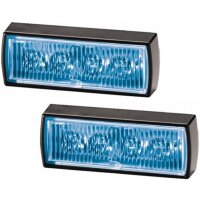 LED Blitzleuchten- Set (1) BSN blau  Hella 12/24V