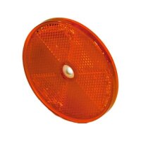 Rückstrahler Ø 80 mm rot