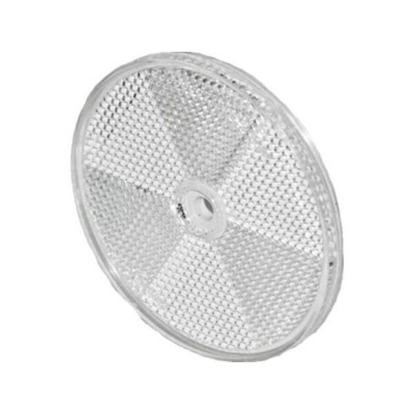 Rückstrahler Ø 80 mm weiss