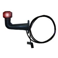 Umrissleuchte Superpoint 1 rot/weiss  24V links