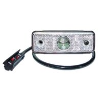 LED Positionsleuchte Flatpoint Proplast weiss 24V