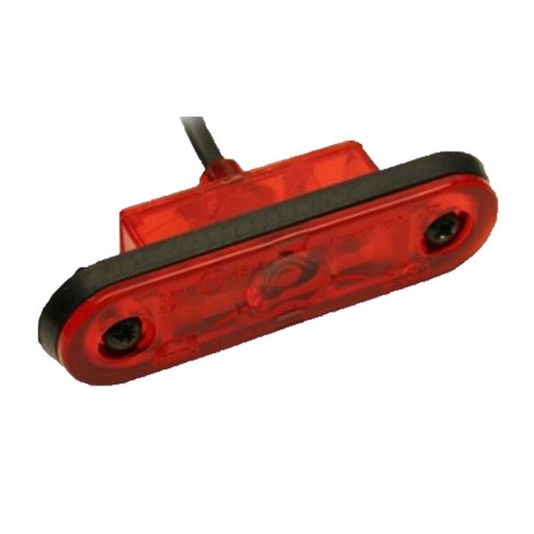 LED Umrissleuchte Posipoint II rot 12/24V