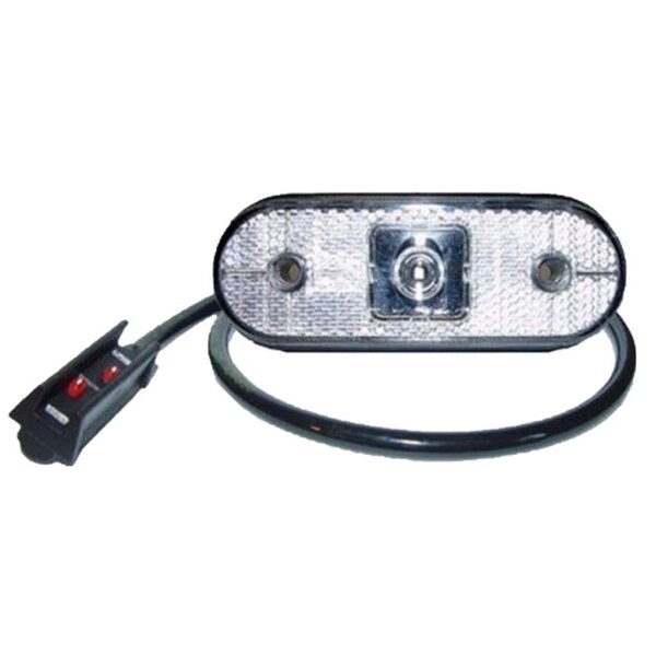 LED Positionsleuchte Unipoint 24V weiss