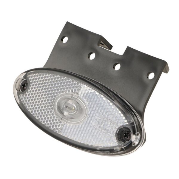LED Positionsleuchte Flatpoint II weiss 12V