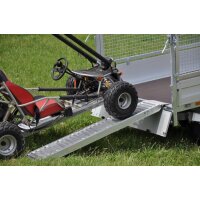 Alu-Laderampe, 3900 kg pro Paar, m. Rand