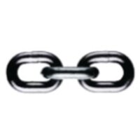 Kette, 10 mm G 80 schwarz (Preis pro Meter)