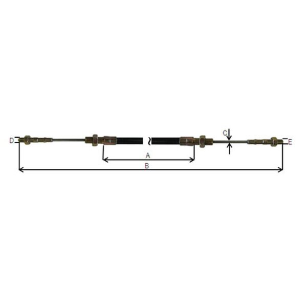 Bowdenzug AL-KO AE 2.8 VB o. RM
