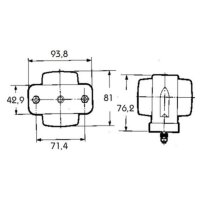 Umrissleuchte 12-24V  links/rechts