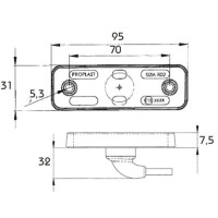 LED Seitenmarkierleuchte PRO-REP  24V
