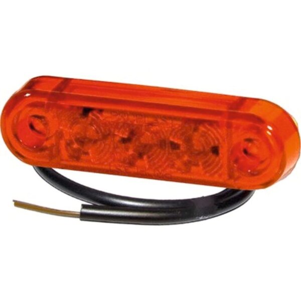 LED Schluss-Umrissleuchte PRO-SLIM rot  24V