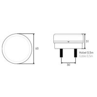 LED Blinkleuchte 12/24V PRO-MINI-RING