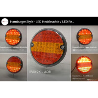 LED Schluss-Brems-Blinkleuchte Proplast  24V