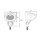 LED Arbeitsschein. 89x69x78 PRO-MIDI-ROCK 12-36V