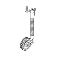 Stützrad    250kg  48mm  Hub 240mm