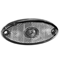 LED Positionsleuchte Flatpoint II weiss 12V