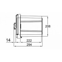Werkzeugkiste  B  550  T 250  H 280/294