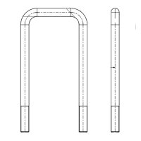 U-Bügel M18x1.5 ADR für  70mm 4-kant
