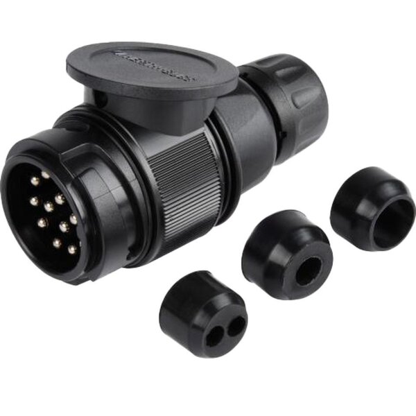 Stecker 13-pol Kunststoff, drehbar, 12V